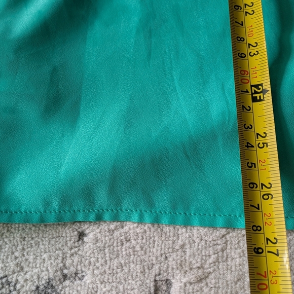 MICHAEL KORS Women's Green BLOUSE Sleeveless WORK Casual Women Shirt Large - Picture 8 of 9